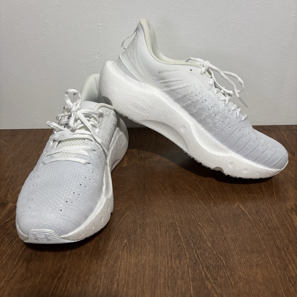 Under Armour Mens 12 Infinte Elite Max Cushioned Running Shoes White 3027189-101